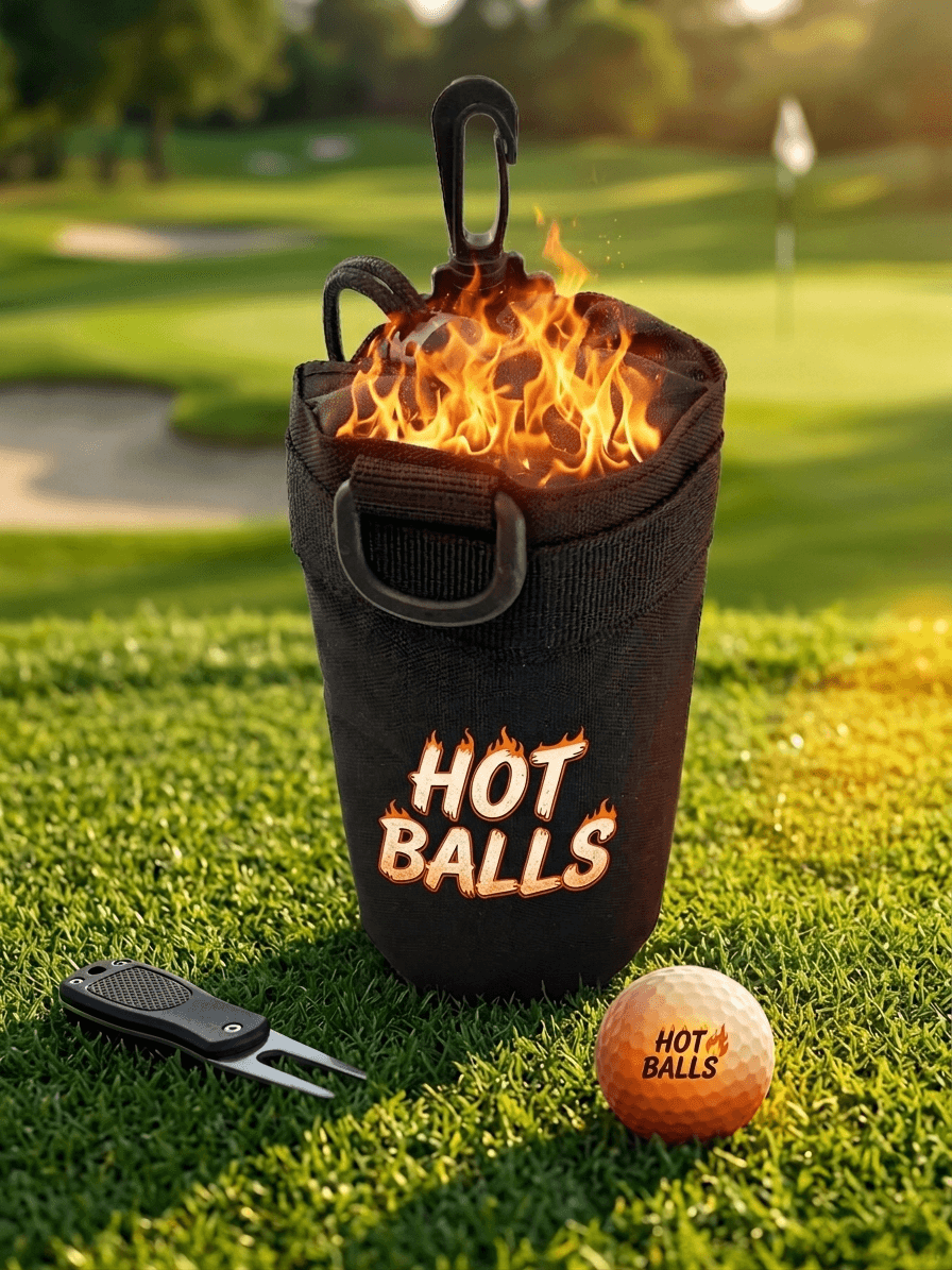 Hot Balls branded creative golf product image